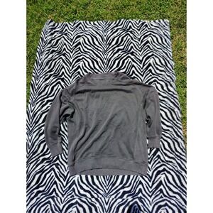 Aerie Sweatshirt‎ Women's M/L Black Relaxed Oversized Crewneck Comfy Cottage